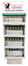 Carlies Ultra Permium Pet Shampoo Display Rack 60 pieces