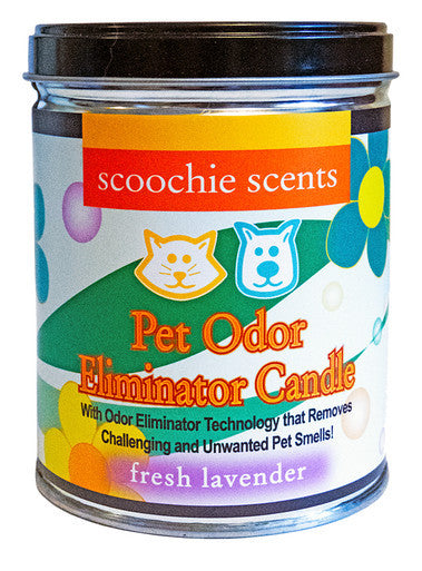 Scoochie Scents Fresh Lavender Pet Odor Eliminator Candle Tin Retail