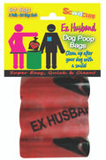 Scoochie EX HUSBAND  3 Pack Poop Bags In Bag and Header Retail