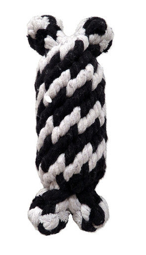 Small Super Scooch Braided Rope Man With Squeaker 6.5 Inch Retail