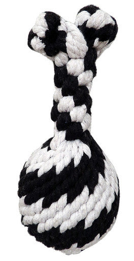 Large Super Scooch Rope Drumstick With Squeaker 8 Inch Retail