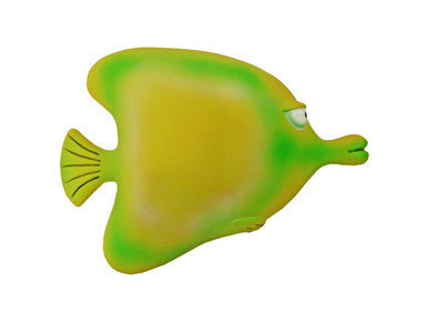 7.25 Inch Premium Stuffed Latex Maya Yellow Angel Fish Retail
