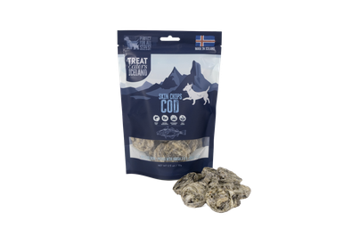 Cod Skin Chips 2.5 oz Bag
