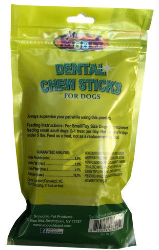 10 Ounce Mr. Scooch USA Mint Dental Chews Small Retail
