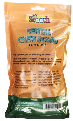 10 Ounce Mr. Scooch USA Juicy Chicken Dental Chews Small Retail