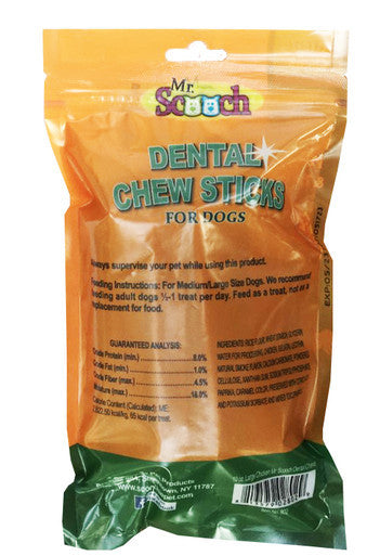10 Ounce Mr. Scooch USA Juicy Chicken Dental Chews Large Retail