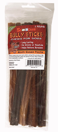 1 Pound 12 Inch Bully Sticks In Zip Lock Bag