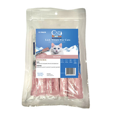 Cat by Scoochie Lick Treats- Salmon .5oz- 12 Pack