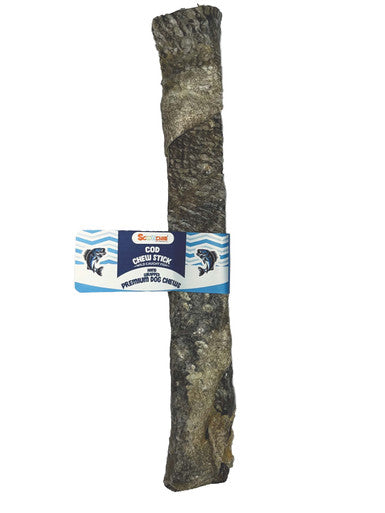Cod Chew Stick 7 Inch with UPC