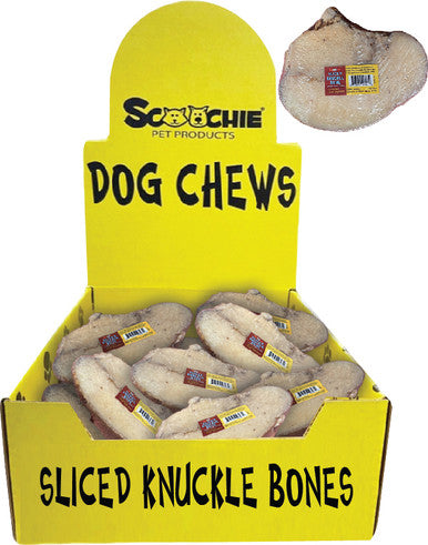 Sliced Knuckle Bone Shrink with Sticker Med Long PDQ of 12