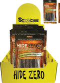 Hide Zero 6 Inch 6 Pack Bully Flavored Rawhide Alternative Chew in Zip Lock Bag Med Long PDQ of 12