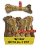 16-18" Inch Monster Natural Meaty Bone - Scoochie Cigar Band Large PDQ of 6