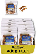 Dried Duck Feet 30 Pack Large PDQ of 12