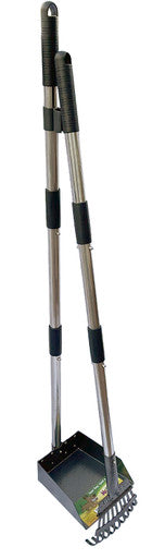 McNultys Premium 2 Piece Rake Pooper Scooper Set