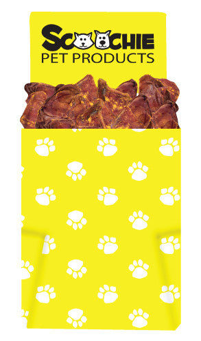 Bacon & Cheddar Loaded Pig Ears 200 Per Dump Bin