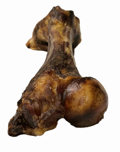 Pork Femur Bone Shrink with Cigar Band and UPC Retail