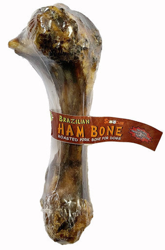 Pork Femur Bone Shrink with Cigar Band and UPC Retail