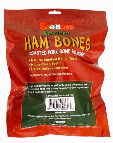 2 Pack Brazilian Ham Bone / Pork Femur in Zip Lock Bag