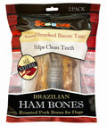 2 Pack Brazilian Ham Bone / Pork Femur in Zip Lock PVC Bag