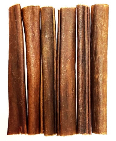 6 Inch CS Deluxe Collagen Sticks 6 Pack in Zip Lock Bag