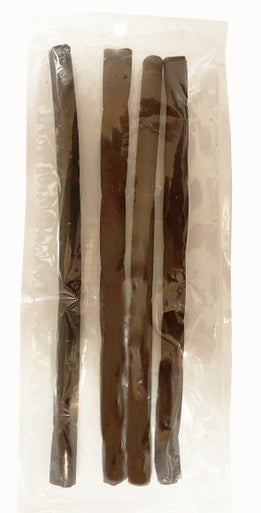 12 Inch CS Deluxe Collagen Sticks 4 Pack In Zip Lock Bag