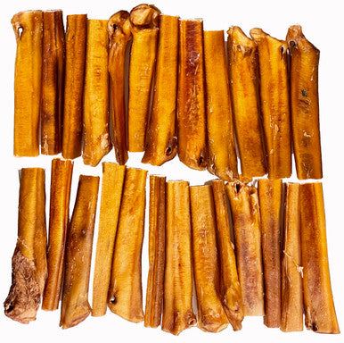 25 Pack 6 Inch JUMBO Bully Stick in Zip Lock Bag