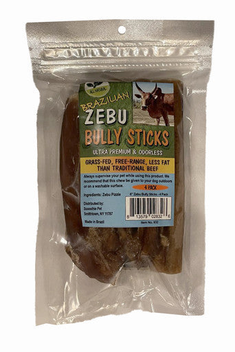 ZEBU Bully Sticks 6 Inch