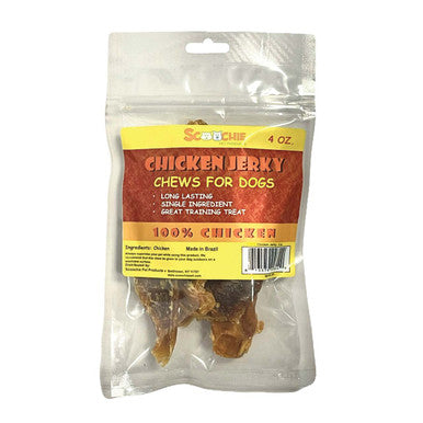 Chicken and Duck Jerky Power Wing - 4 oz Bags 116 per Display