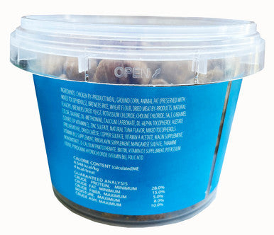 Scoochie Sensations Tuna Filled Cat Treats 8.8 Ounce Tub