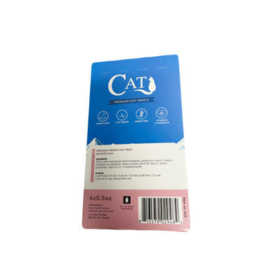 Squeeze Up Cat Treat Salmon .5 Ounce - 4 Pack Retail