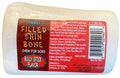 3-4 Inch Bully Stuffed White Shin Bone with UPC
