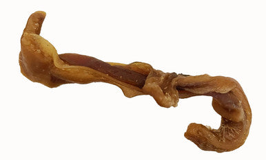 Pig Ear Strips 8 Ounce Zip Lock Bag