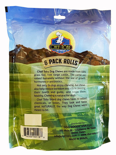 6 Pack Rawhide Rolls