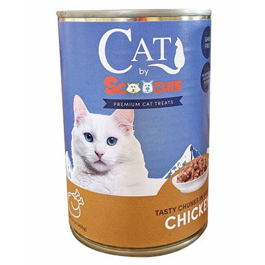 Cat by Scoochie Cat Food & Treats Planogram - 4 Foot - 4 Shelf