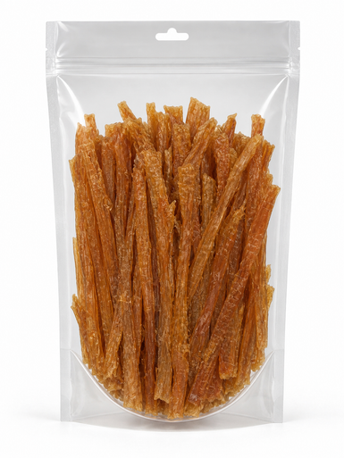 16 Ounce Turkey Tendon Strips Bag with Sticker