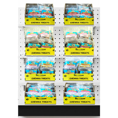 Chewka Dog Treats Planogram - 2 Foot - 4 Shelf