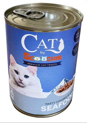 Cat by Scoochie Seafood Flavor Chunky Cat Food