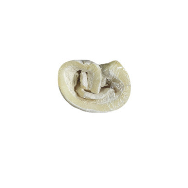 Jumbo Thick 5-6 Inch Cheek Roll Shrink With Sticker and UPC side